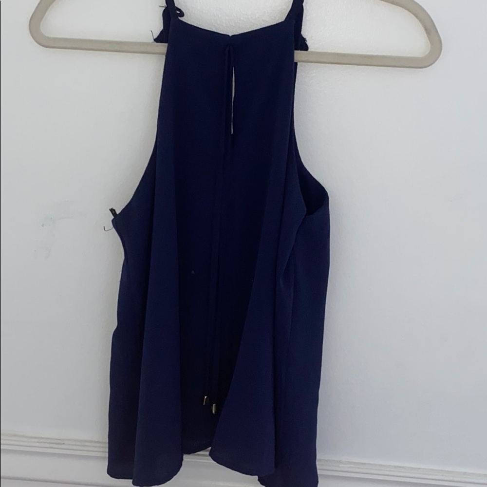 Navy blue blouse